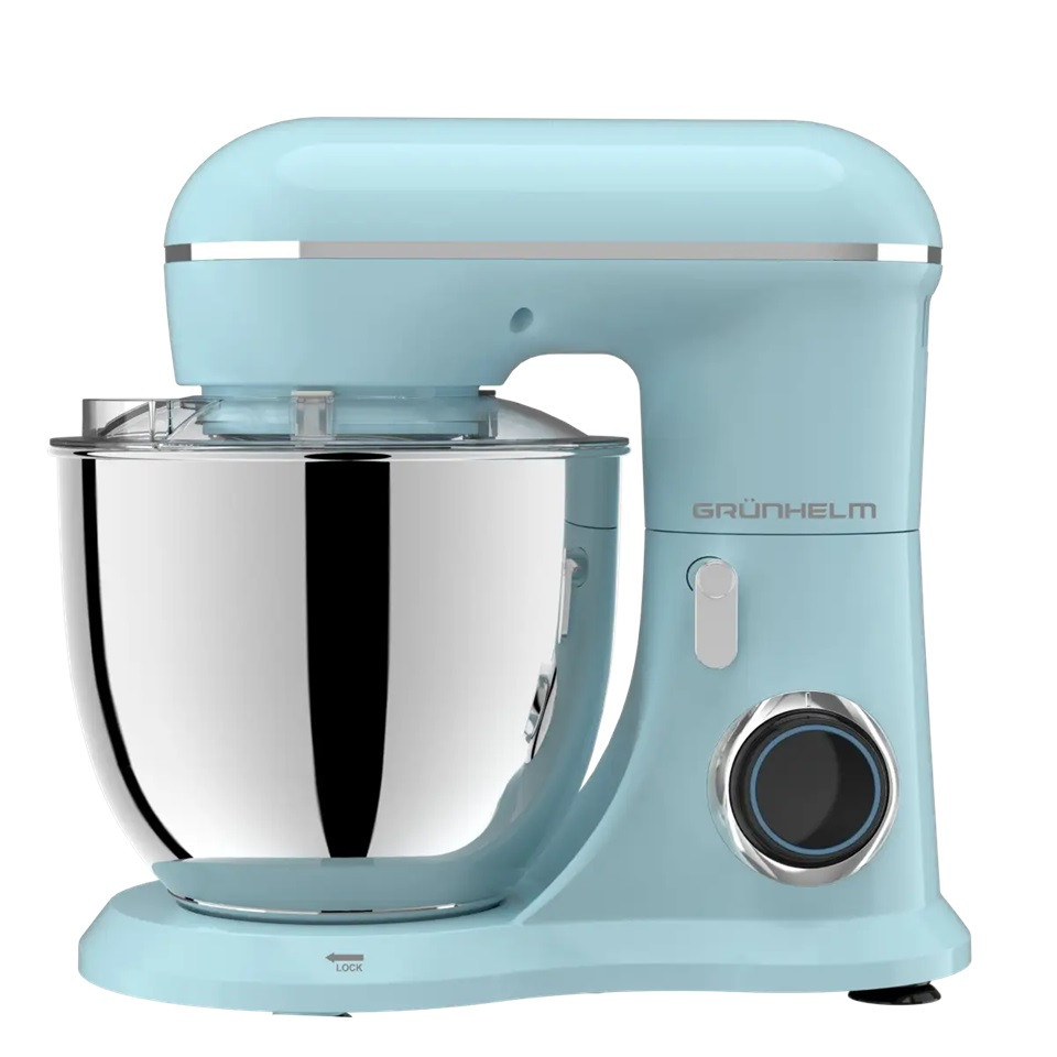 Кухонный комбайн Grunhelm GKM0025BL 1500 Вт голубой Київ - зображення 1