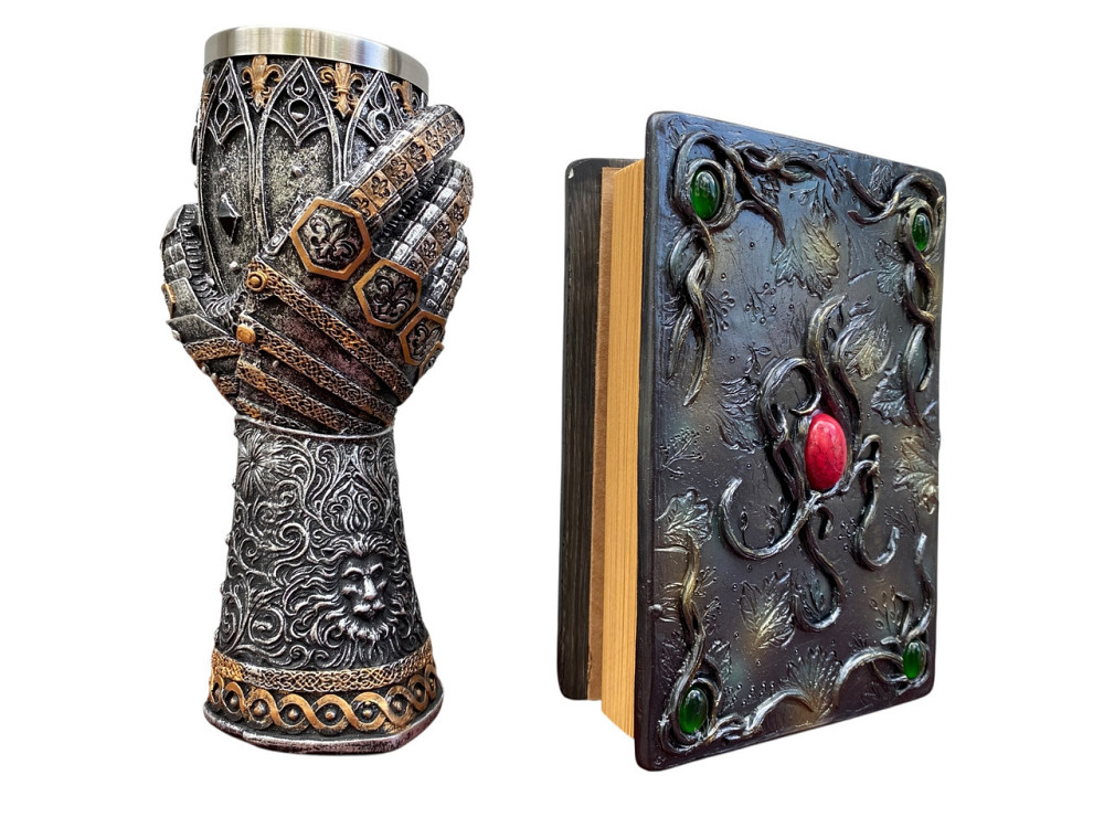 Подарочный набор Бокал 3 Рука с Левом и Блокнот 3 «Лесной Гримуар Лисы» Київ - зображення 2