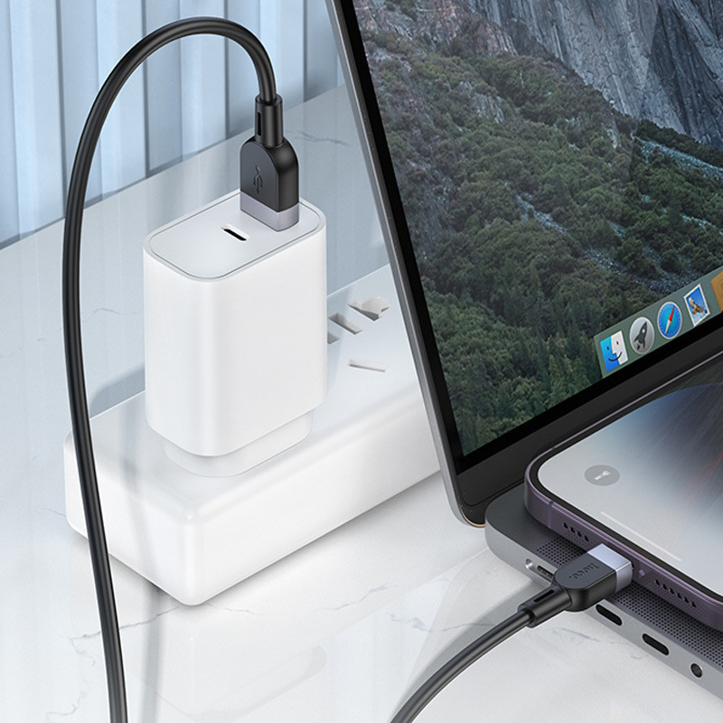 Дата кабель Hoco X109 Energy silicone USB to Lightning (3m) Херсон - зображення 4