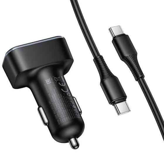 АЗУ Hoco Z63A Barry PD42W+QC3.0 (2USB-A/1C) + кабель Type-C to Type-C Херсон