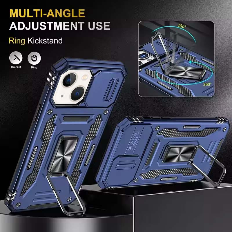 Ударопрочный чехол Camshield Army Ring для Apple iPhone 13 / 14 (6.1") Херсон - зображення 3