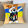 Подушка патріотична 3D "Пес Патрон" 2715_D 12754 35х35 см оранжева Киев