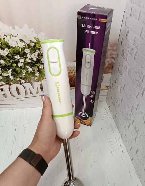 Блендер погружной Edenberg EB-60002-White 400 Вт белый Киев - изображение 1