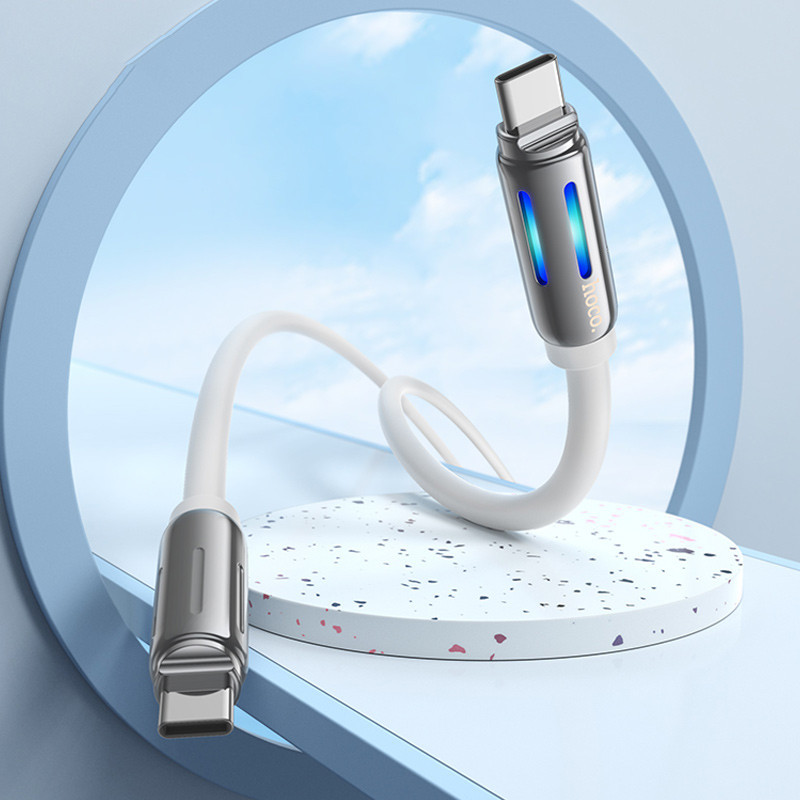 Дата кабель Hoco U136 Prize Type-C to Type-C 60W (1.2m) Херсон - зображення 3