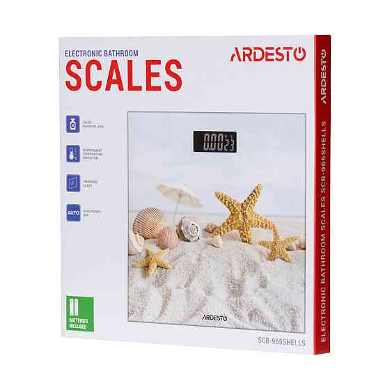 Весы напольные электронные Ardesto SHELLS SCB-965SHELLS 150 кг Киев