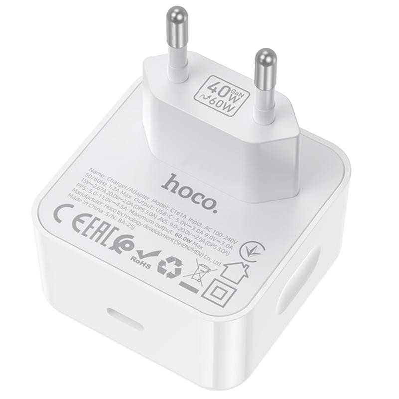 СЗУ Hoco C161A Speed PD40W (1USB-C) Херсон - изображение 3