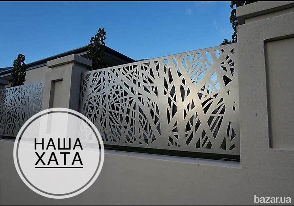 Ворота з декоративною вставкою Рахів Рахов - изображение 10