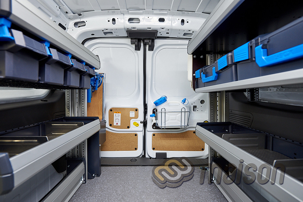 Мобільні майстерні, сервісні авто – обладнання фургона стелажами Sortimo Київ - зображення 4