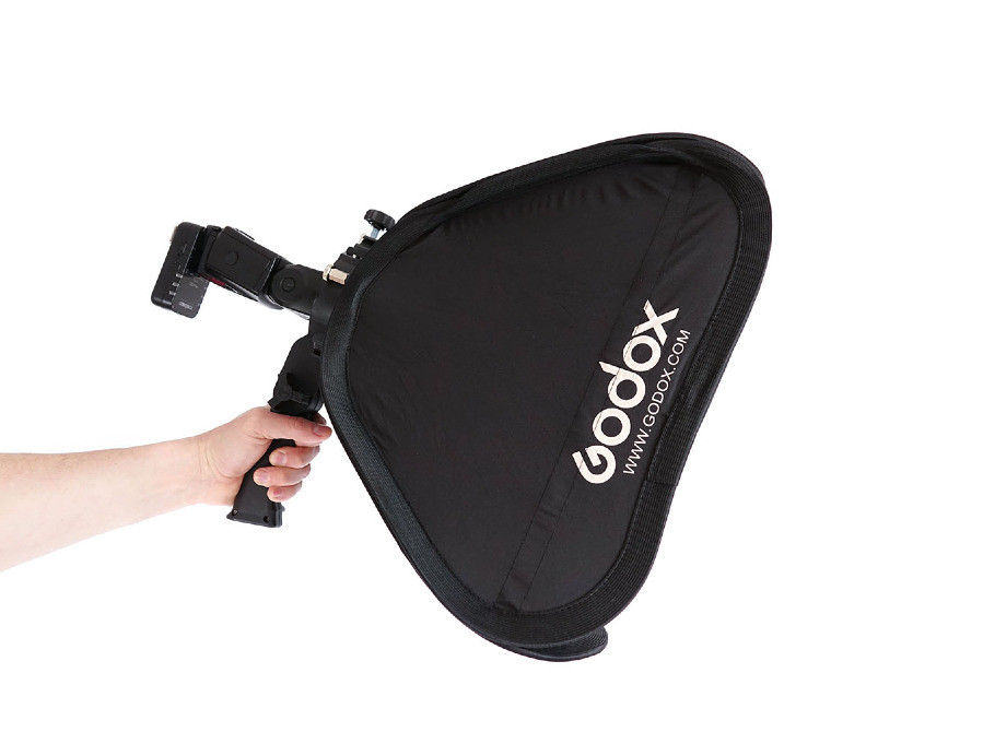 Портативний швидкозбірний софтбокс Godox, ручка тримач S-type, комплект для весілля, нічних клубів, Вышгород - изображение 2