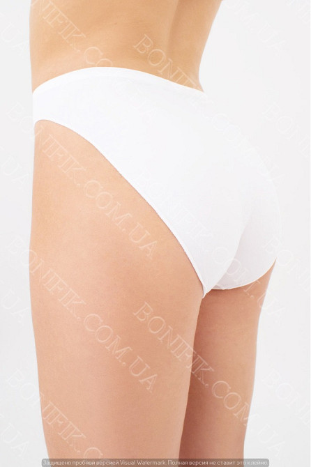 Белые трусы с вырезом по бедру "Hi-Leg Briefs" Кривий Ріг - зображення 3