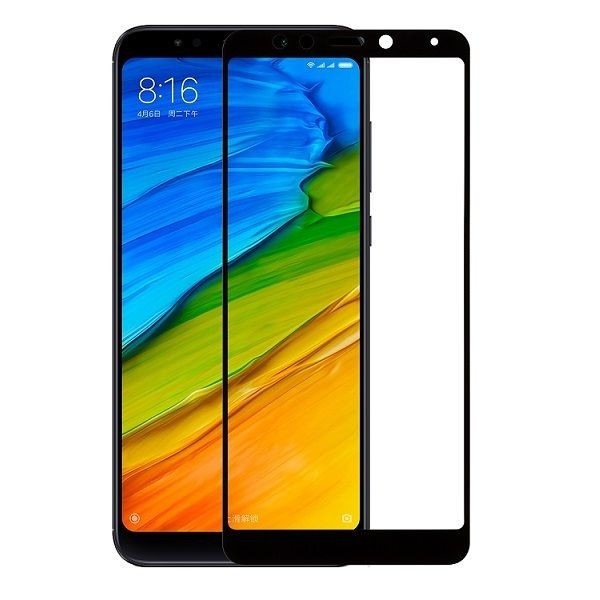 Защитное стекло Xiaomi Redmi Note 5 Pro/Note 5 Black Харьков - изображение 1