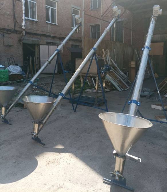 Трубчатый винтовой конвейер, транспортер для ягод D250 L4000 Луцьк - зображення 7