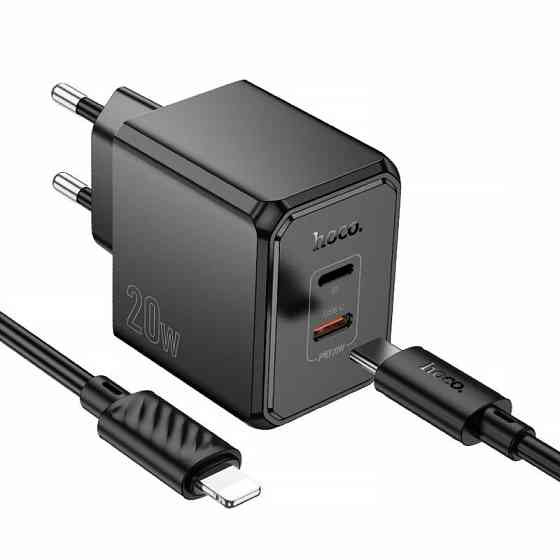 СЗУ Hoco CS16A Wish PD20W (1USB-C/1L) + кабель Type-C to Lightning Херсон
