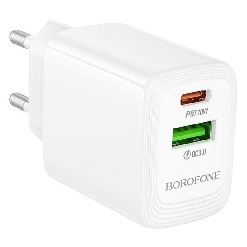 СЗУ Borofone BN27 Fuente PD20W+QC3.0 (1USB-A/1C) Херсон - изображение 4