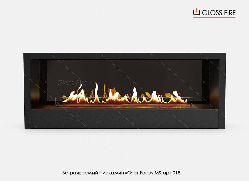 Вбудований біокамін «Очаг 1000 MS-арт.018» Gloss Fire Харків - зображення 2