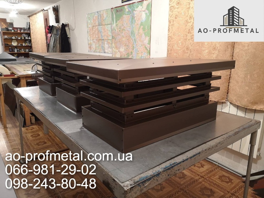 Колпак на дымоход с жалюзи от завода-производителя. Киев - изображение 7