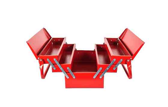 Ящик для инструментов MASTERTOOL металлический 440 мм 3 яруса/5 отделений 79-4305 Харків