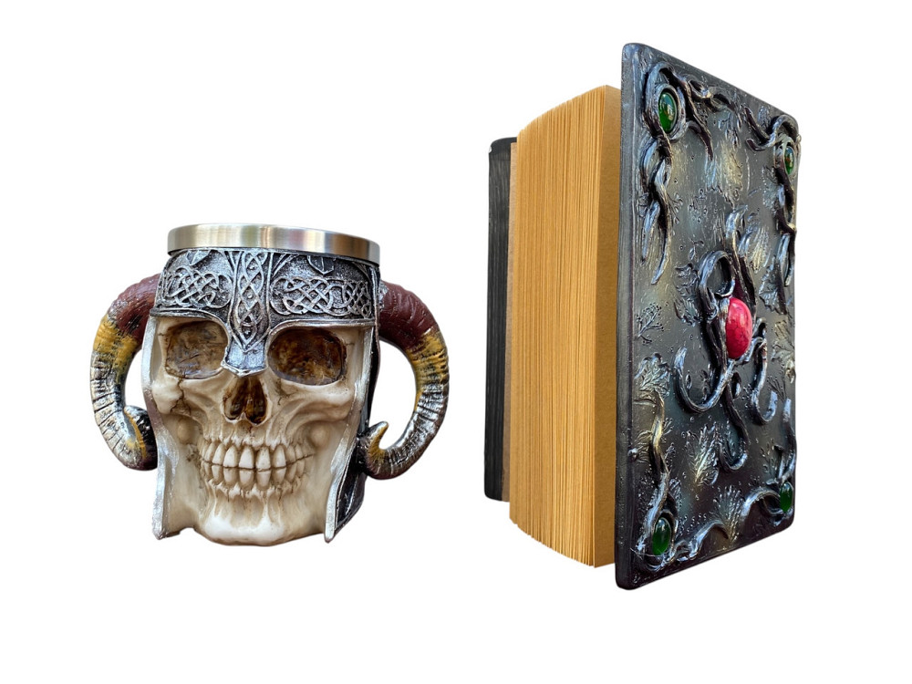 Подарочный набор Кружка 3 Рогатый Череп и Блокнот 3 «Лесной Гримуар Лисы» Київ - зображення 4