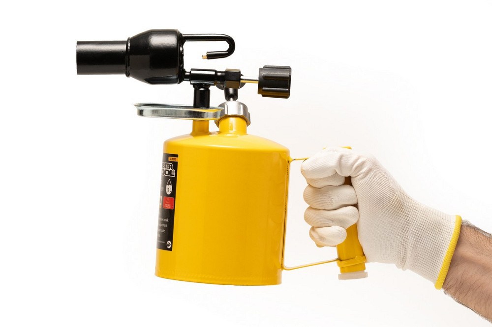 Лампа паяльная бензиновая MASTERTOOL 1.0 л 1100°С 32 мм 1200 г/час 0.25 МПа 44-5210 Харків - зображення 3