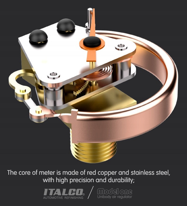 Регулятор давления воздуха для краскопульта  ITALCO Model-One Харків - зображення 6