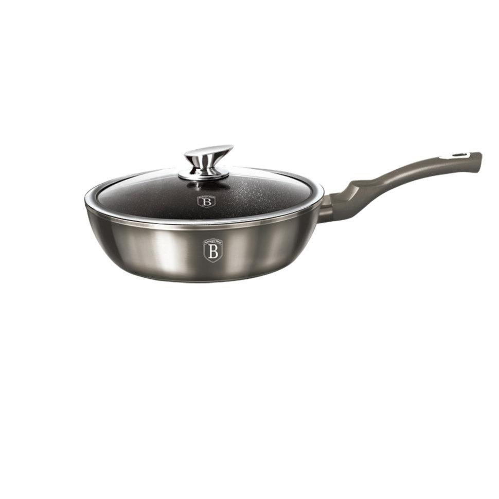 Сковорода глибока Berlinger Haus Carbon Metallic Line BH-1237 24 см Київ - зображення 1