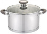 Каструля зі скляною кришкою Gusto Level GT-1103-16 16 см 1.9 л Київ