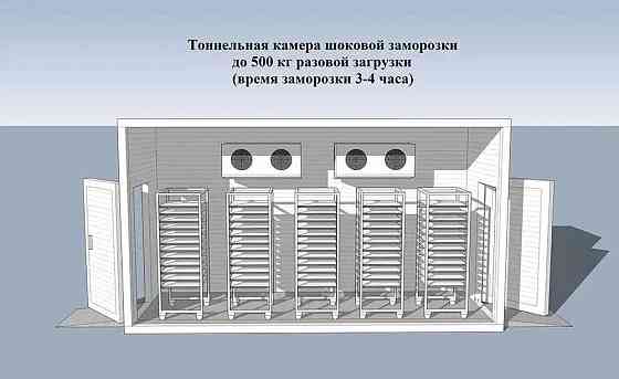 Шокова заморозка ( Установка піл ключ) Хлібо булочних виробів Київ