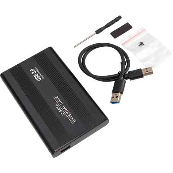 Зовнішня кишеня PowerPlant SATA HDD 2.5 USB 3.0 (HC380008) Black Харків