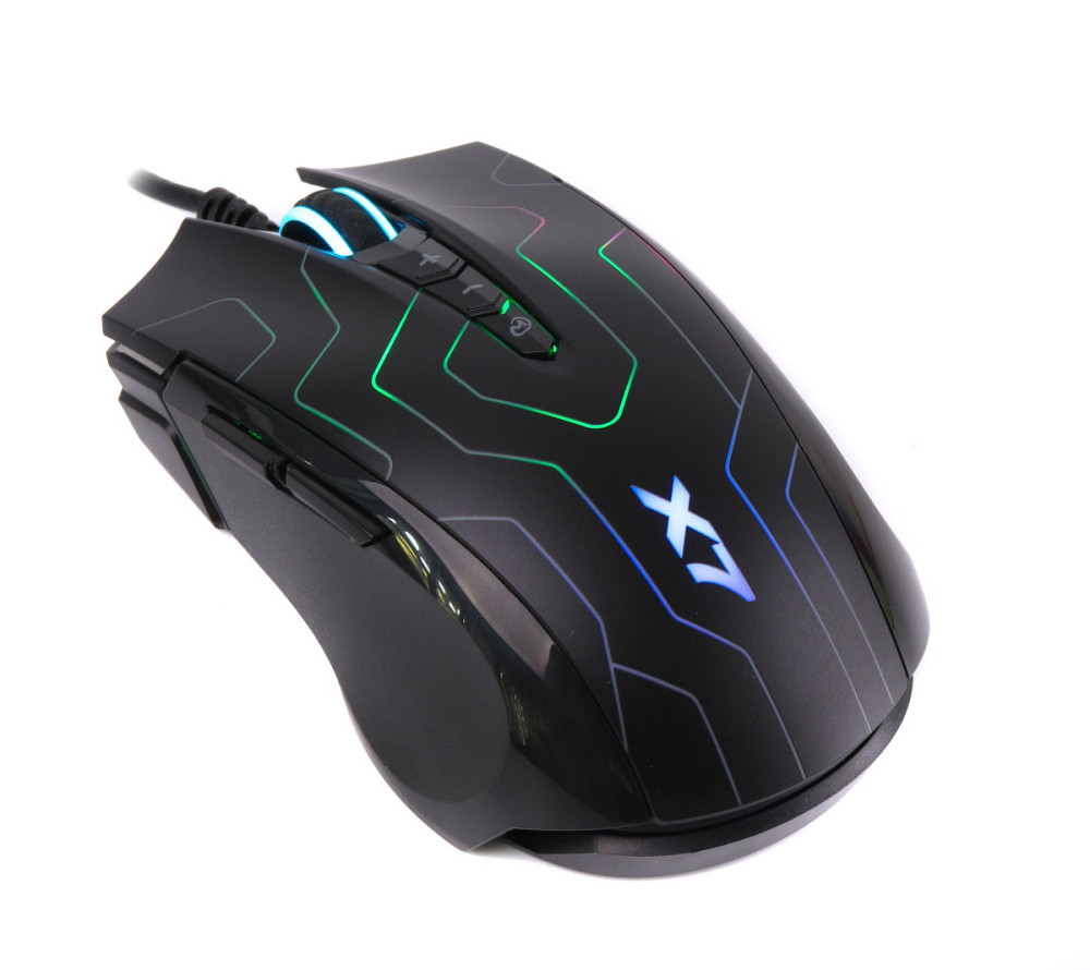 Мышь компьютерная проводная A4Tech X7 Oscar Neon X89 Maze мультиколор Киев - изображение 1