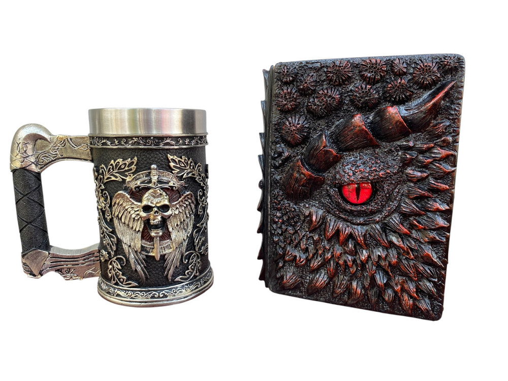 Подарочный набор Кружка 3 Меч в Черепе и Блокнот 3 «Око Пламинного Дракона» Київ - зображення 1