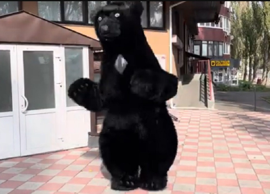 Пневмокостюм медведя Киев - изображение 5