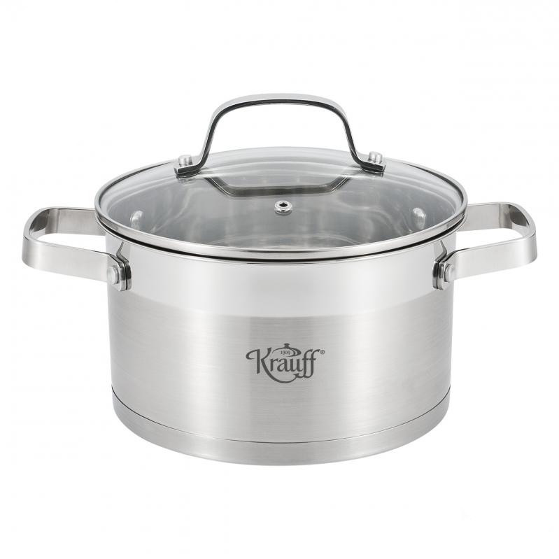 Каструля зі скляною кришкою Krauff 26-238-030 22 см 4.7 л Киев - изображение 1