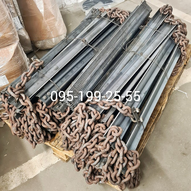 Транспортер ПРТ-7, ПРТ-10. Скребок транспортера ПРТ 102.714. Ланцюг 13×36 ПРТ-10, ПРТ-7 Дніпро - зображення 1