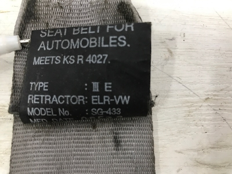 Ремень безопасности передний правый Kia Sorento BL 2.5 DIESEL D4CB 2002 (б/у) Київ - зображення 5