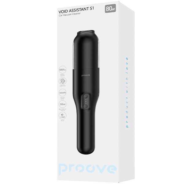 Портативний Пилосос Proove Void Assistant S1 (13000pa) Black (PAVS10801201) Харків - зображення 5