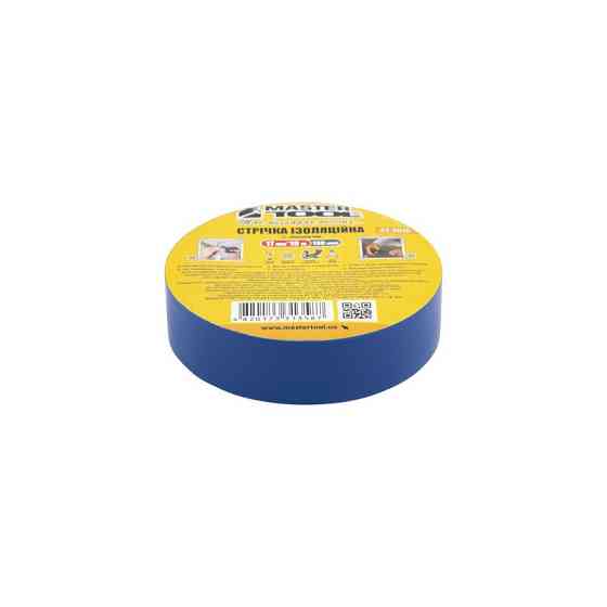 Лента изоляционная MASTERTOOL PVC 17 мм×10 м 10 шт синяя 44-9010 Харьков