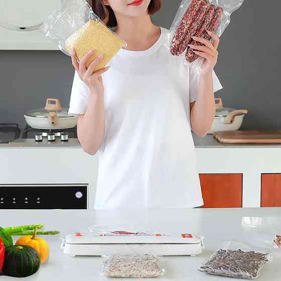 Вакууматор с пакетами Vacuum Sealer E ZWPA-001-orange 90 Вт оранжевый Киев
