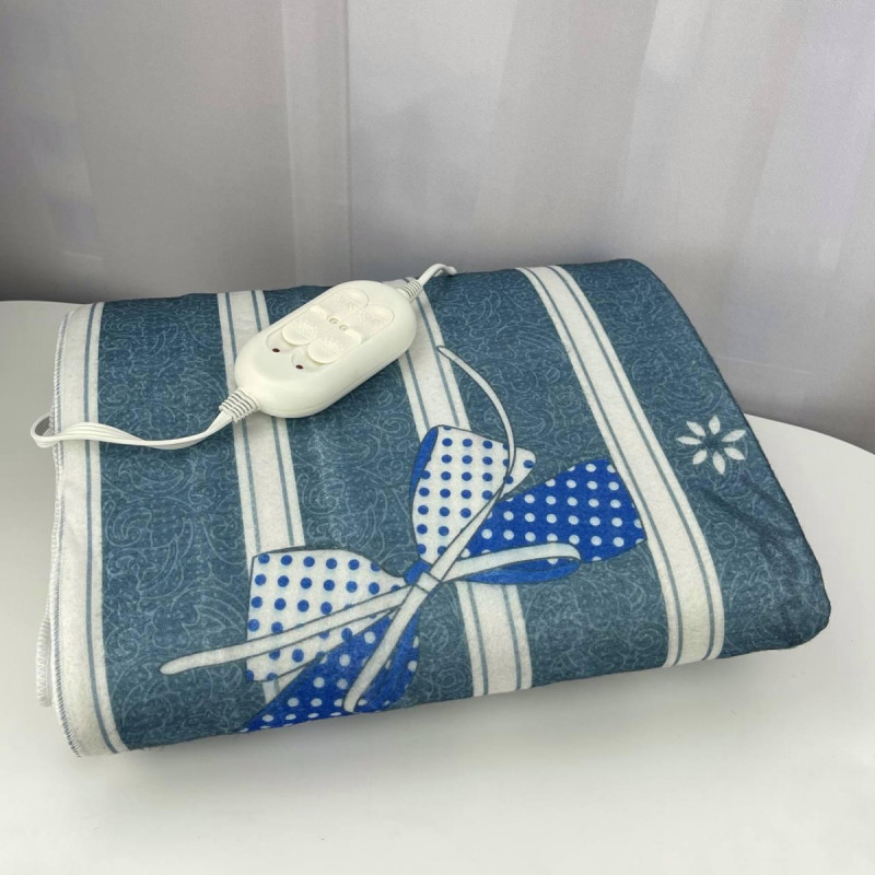 Електропростирадло двоспальне з двома зонами з кольоровим малюнком LUX Байка Туреччина 140x155 см 55 Київ - зображення 1