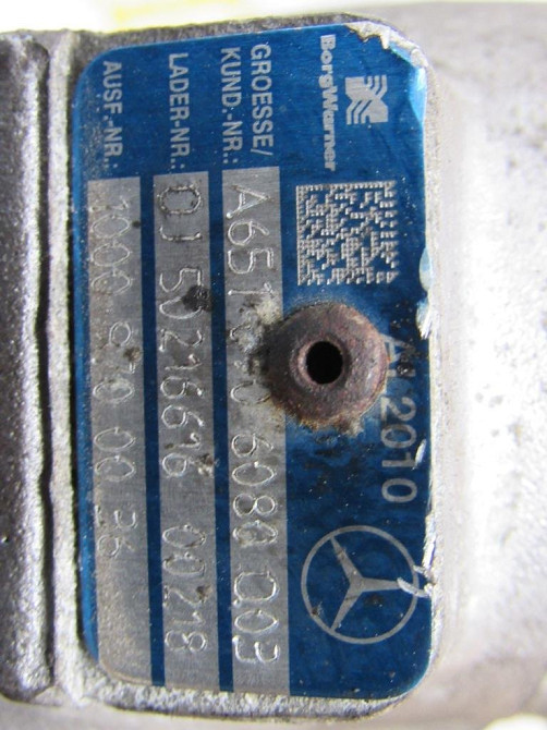 Турбина Mercedes Sprinter 2.2 Bi turbo 2011-2019 (A6510905380) Ковель - зображення 6