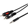 Аудіо-кабель Atcom mini-jack 3.5мм(M)-2xRCA-тюльпан(M) 1.8м (10707) (Код товару:30362) Харків