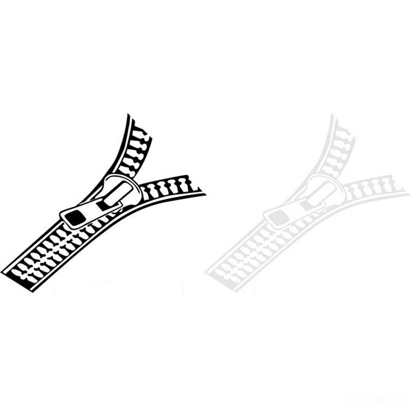 Наклейка на авто Молния Черная ,Белая Светоотражающая Борисполь - изображение 5