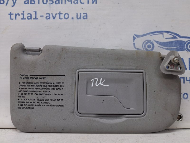 Козырек солнцезащитный правый Hyundai Tucson JM 2.0 DIESEL D4EA 2004 (б/у) Київ - зображення 1