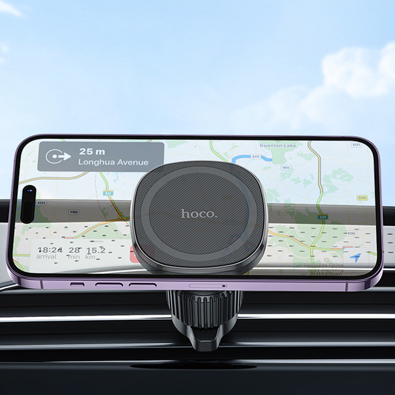 Автодержатель Hoco H34 Cheeatag magnetic ring (air outlet) Херсон - зображення 7