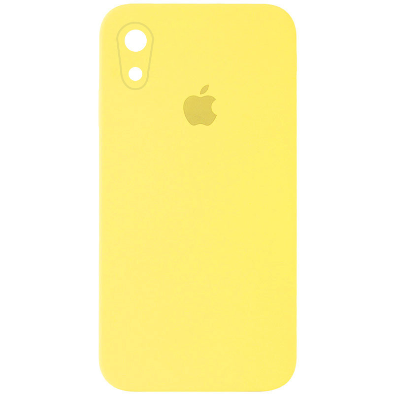 Чехол Silicone Case Square Full Camera Protective (AA) для Apple iPhone XR (6.1") Херсон - зображення 1