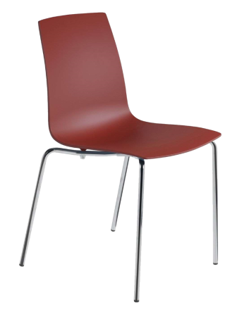 Стул Papatya X-Treme S матовый красный кирпич, низ хром Киев