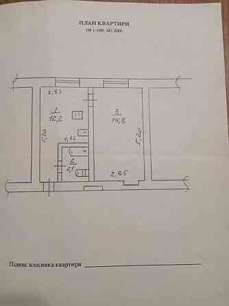продажа 1-к квартира Днепр, Соборный, 25000 $ Дніпро