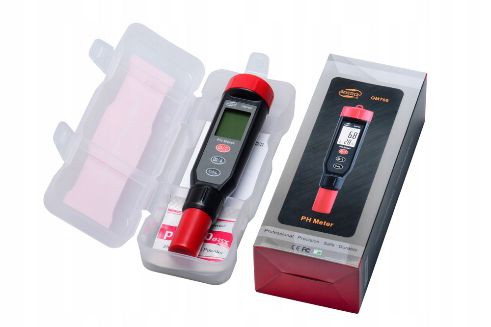 Измеритель кислотности и температуры (pH-метр), 0-14 pH (+/-0,1%)  BENETECH GM760 Харьков - изображение 10