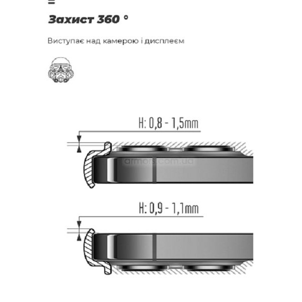 Чохол ArmorStandart ICON для Samsung A05 A055 Black (ARM71801) (Код товару:39649) Харьков - изображение 2