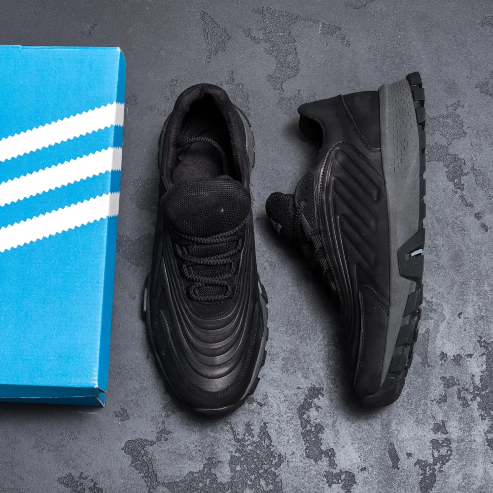 Мужские кожаные кроссовки Originals Ozelia Black Киев - изображение 10