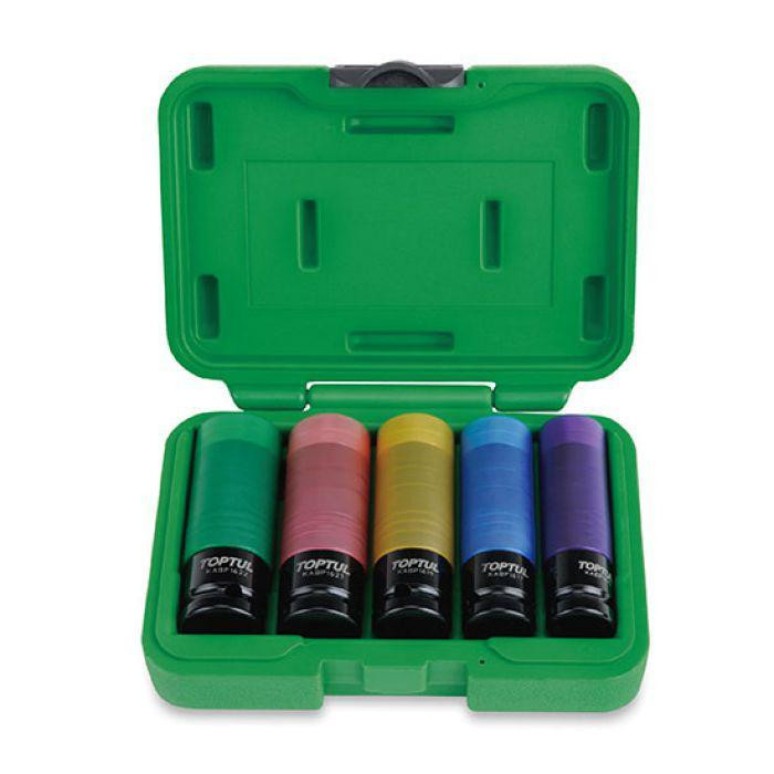 Набор головок для литых дисков TOPTUL 1/2" 5ед. Pro-Series GDAI0503 Харьков - изображение 1